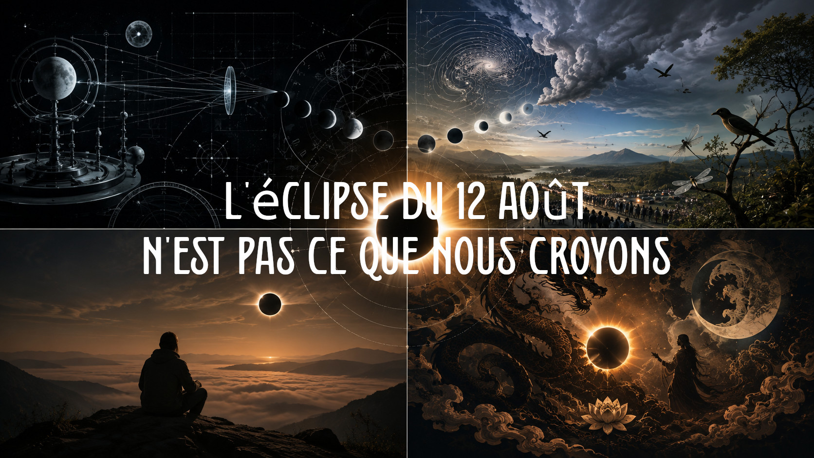 affiche éclipse 12 août 2026 Eric Marchal